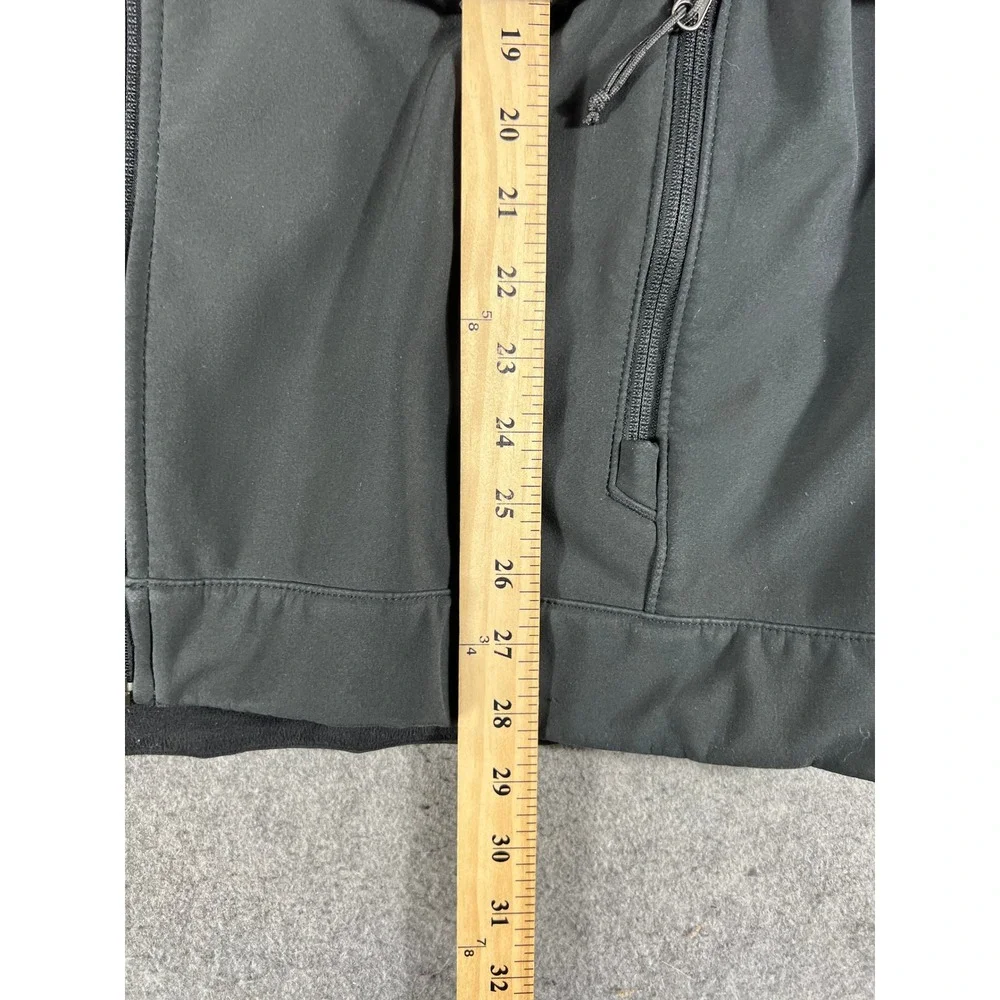 The North Face Apex Jacket Mens Large Black Full Zip Softshell Outdoor Hiking